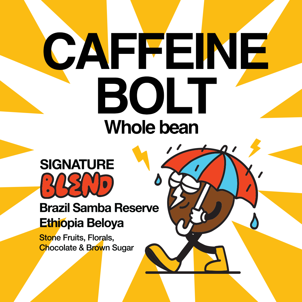 Caffeine Bolt - Brazil Samba + Ethiopia Beloya